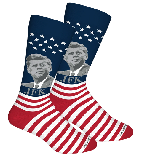 Brown Dog | JFK America Crew Socks