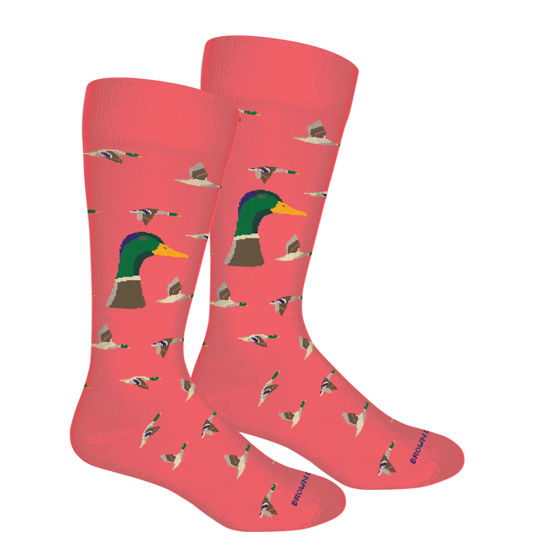 Brown Dog | Mallard Head Crew Socks in Dubarry