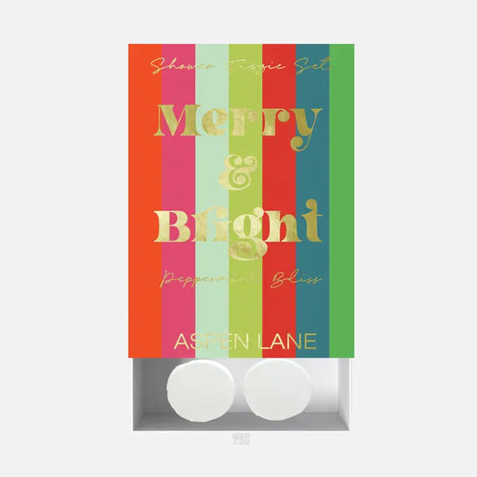Merry & Bright Holiday Christmas Shower Steamer Set