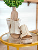 Corkys Kiss N Tell Wedge in Washed Gold