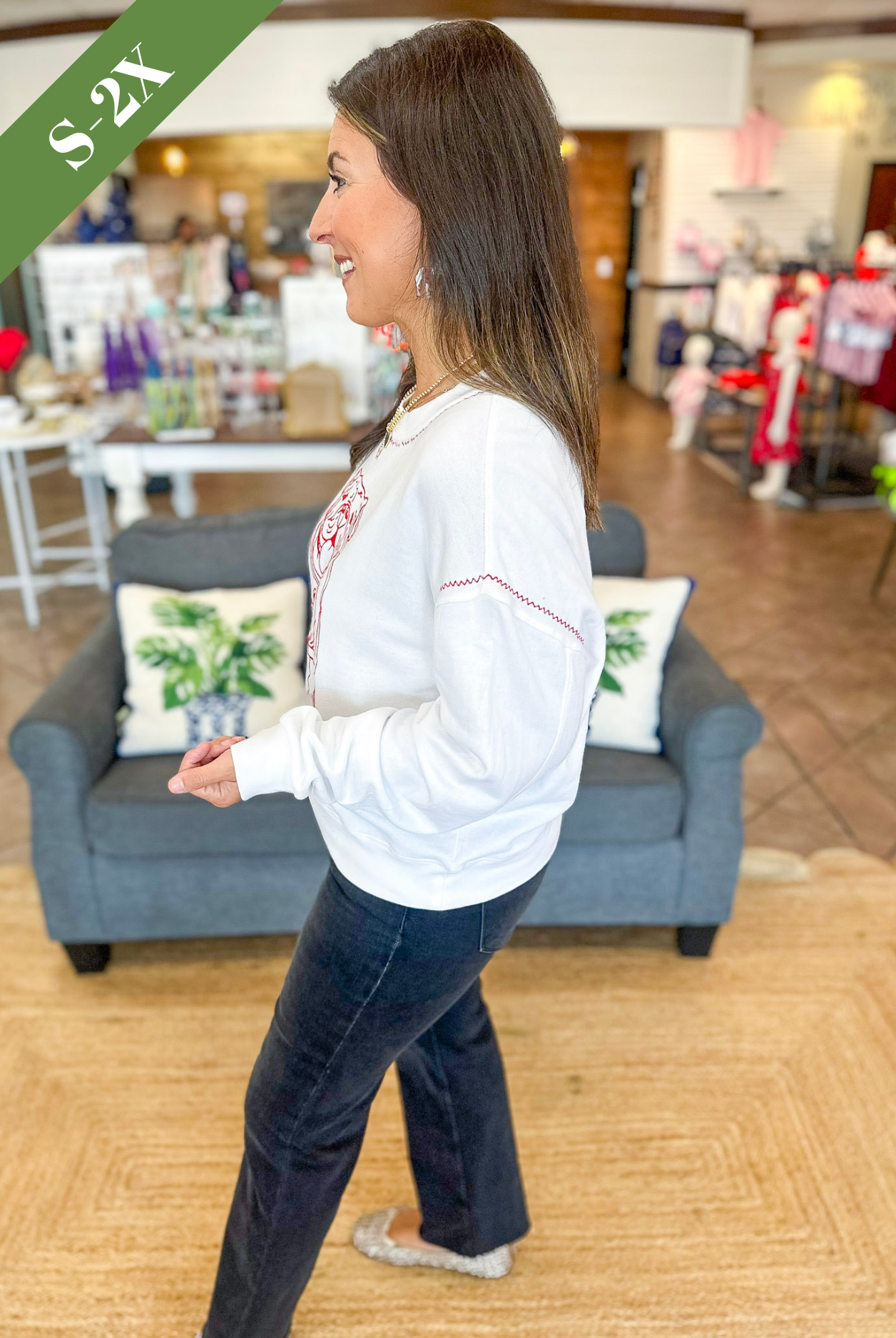 The Georgia Embroidered Sweatshirt