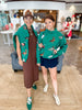 Queen of Sparkles Green Duck Mockneck Sweatshirt