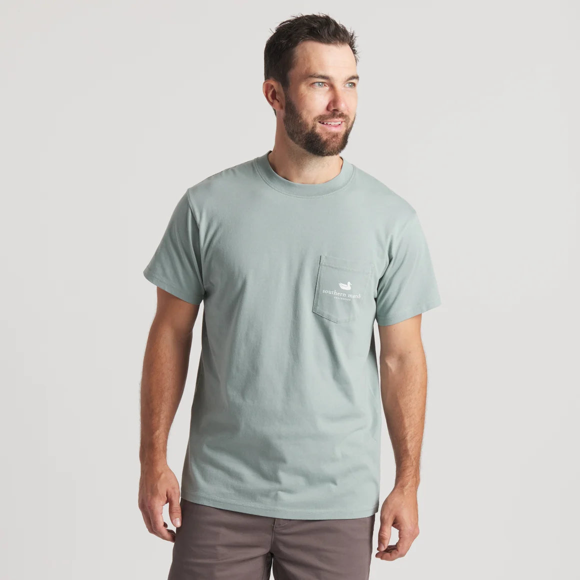 Southern Marsh | Duckstamp - Pintail T-Shirt in Burnt Sage