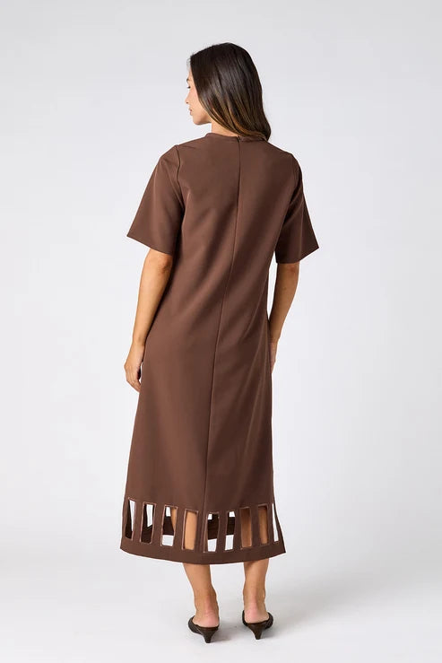 Crosby | Grayson Dress in Brownie