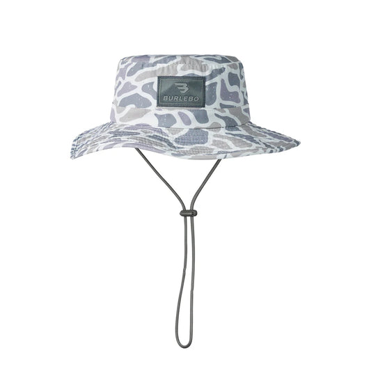 Burlebo | Bucket Hat in White Camo