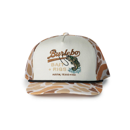 Burlebo | Bait & Rigs Hat in Camo Mesh