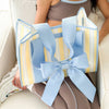 Casemate | Jelly Bow Tote in Cabana Stripe