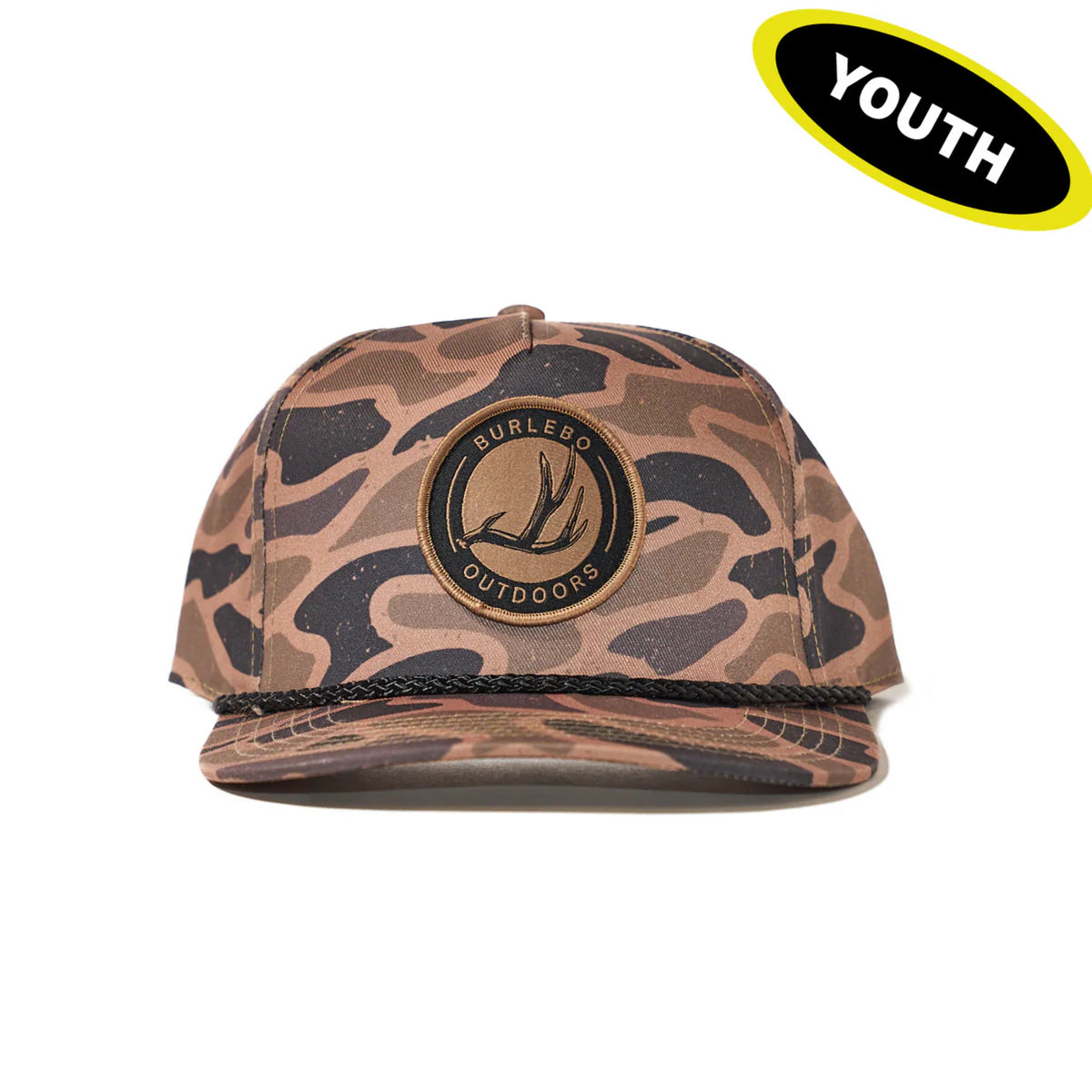 Burlebo Youth Cap - Antler Patch in Gauge Camo
