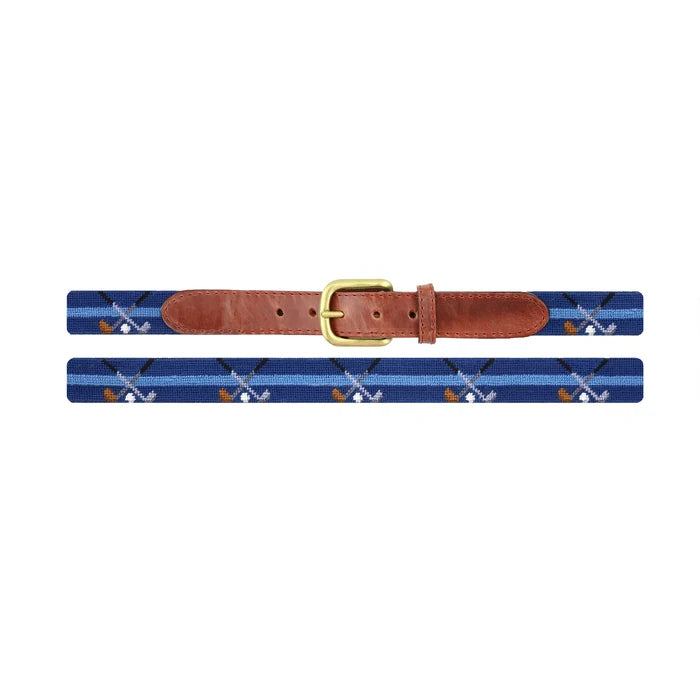 Smathers & Branson | Crossed Clubs Children's Belt in Classic Navy