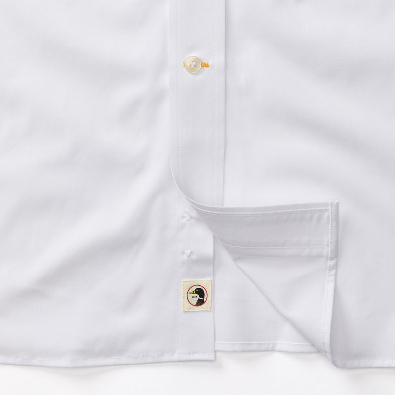 Duck Head | LS Performance Poplin Sport Button Down in White