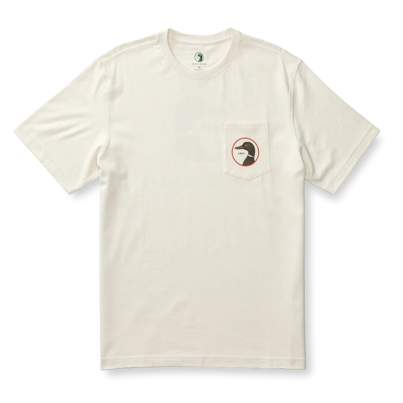 Duck Head | Duck Head Logo SS T-Shirt in Antique White