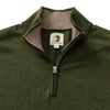 Duck Head | Ridley Cotton Cashmere Quarter Zip Sweater