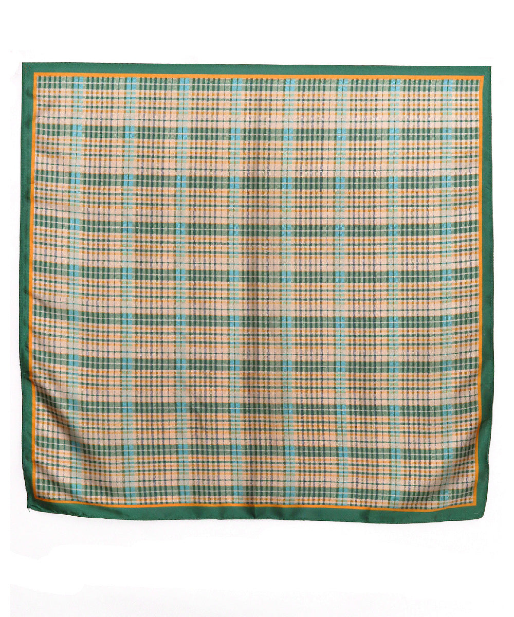 Bridgett Plaid Scarf in Green