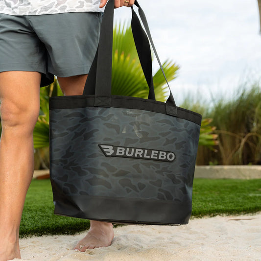Burlebo | Waterproof Tote in Black Camo