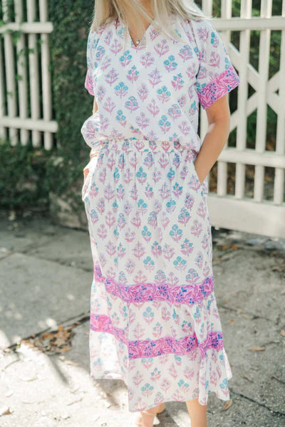 Victoria Dunn Cora Skirt in Lilac Chiffon