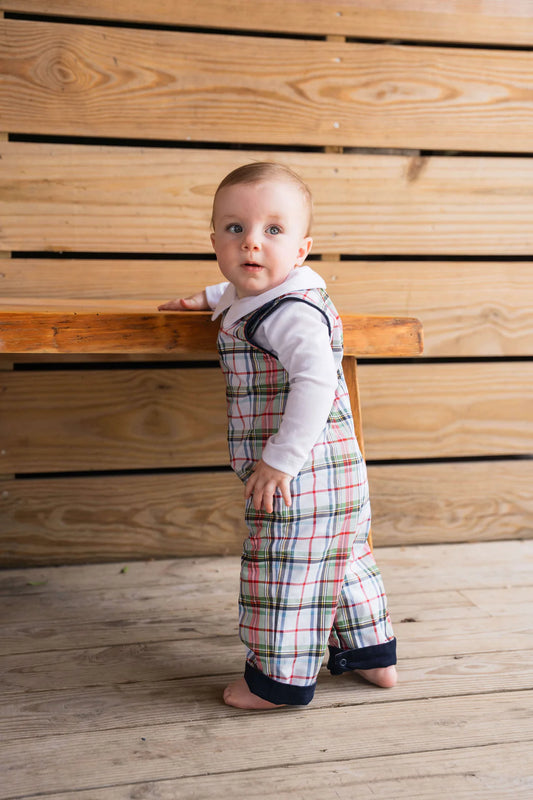 SBC Rivers Reversible Boys Longall Creme Plaid