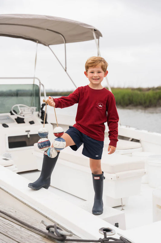 Saltwater Boys Inlet Performance Short in Navy