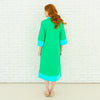 Caryn Lawn I Carrie Caftan Dress in Green