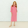 Caryn Lawn | Libby Stripe Dress Red