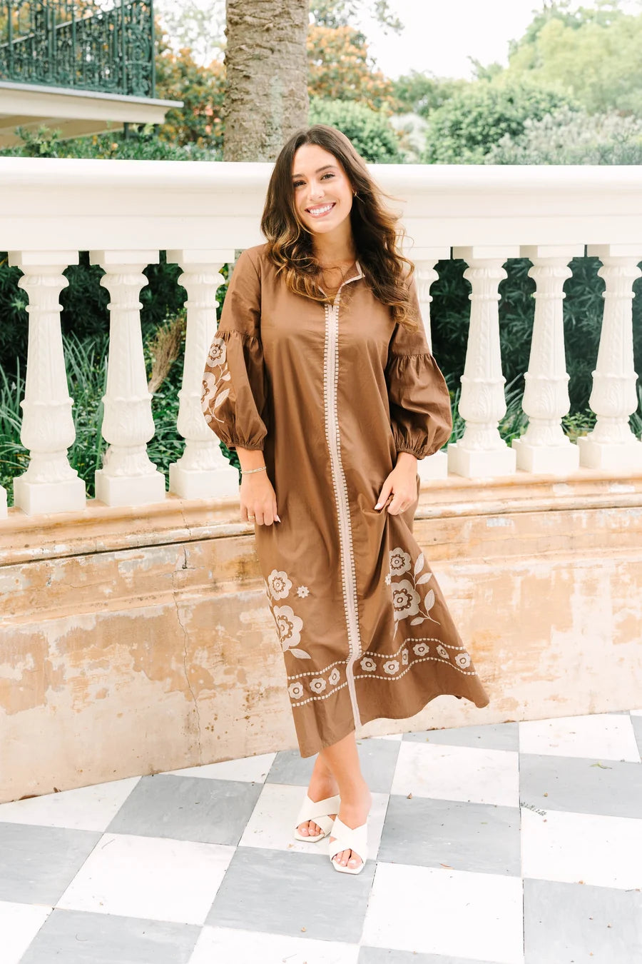Victoria Dunn | Sienna Maxi in Rustic Petal