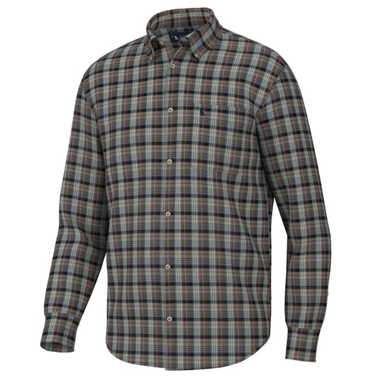 Local Boy Grange Dress Shirt in Charcoal/Navy/Wine