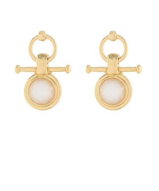 The Marcy Earrings in Cloud