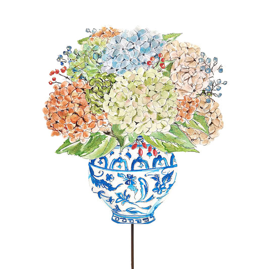 Autumn Hydrangea Vase Hanger/Stake
