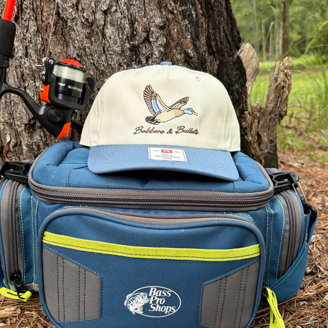 Bobbers & Bullets | Blue Bomber Mallard Hat