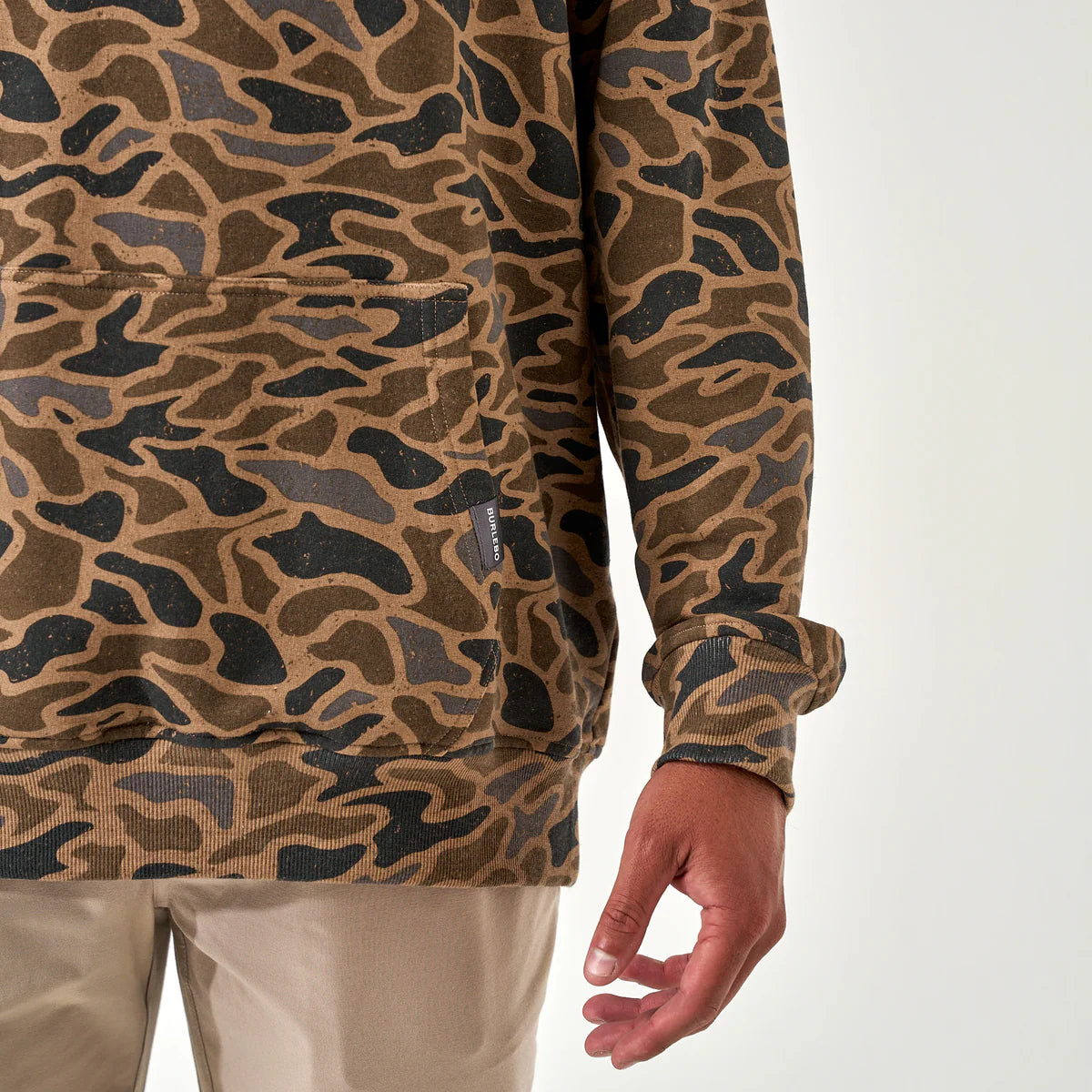 Burlebo Fleece Hoodie - Gauge Camo