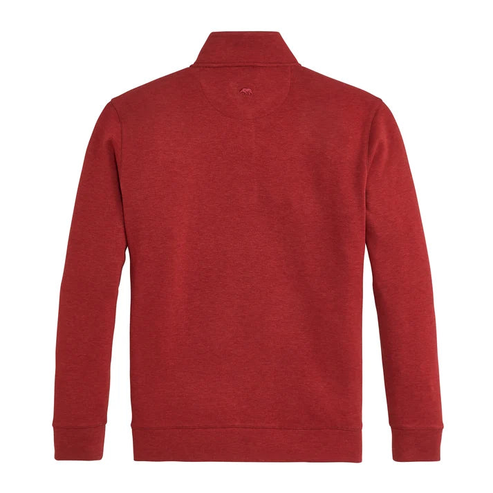 Onward Reserve | Frost Fleece Pullover in Brick Red