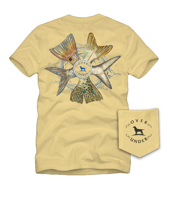 Over Under | Fish Ring T-Shirt in Sunshine