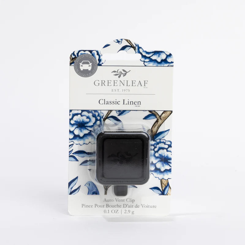 Greenleaf | Auto Vent Clip in Classic Linen
