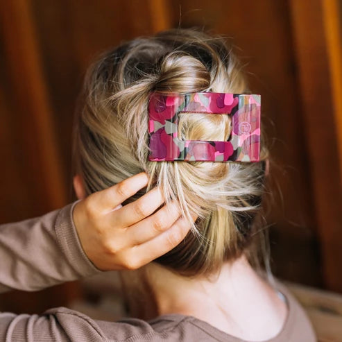Teleties | Garden Glam Medium Flat Rectangle Hair Clip