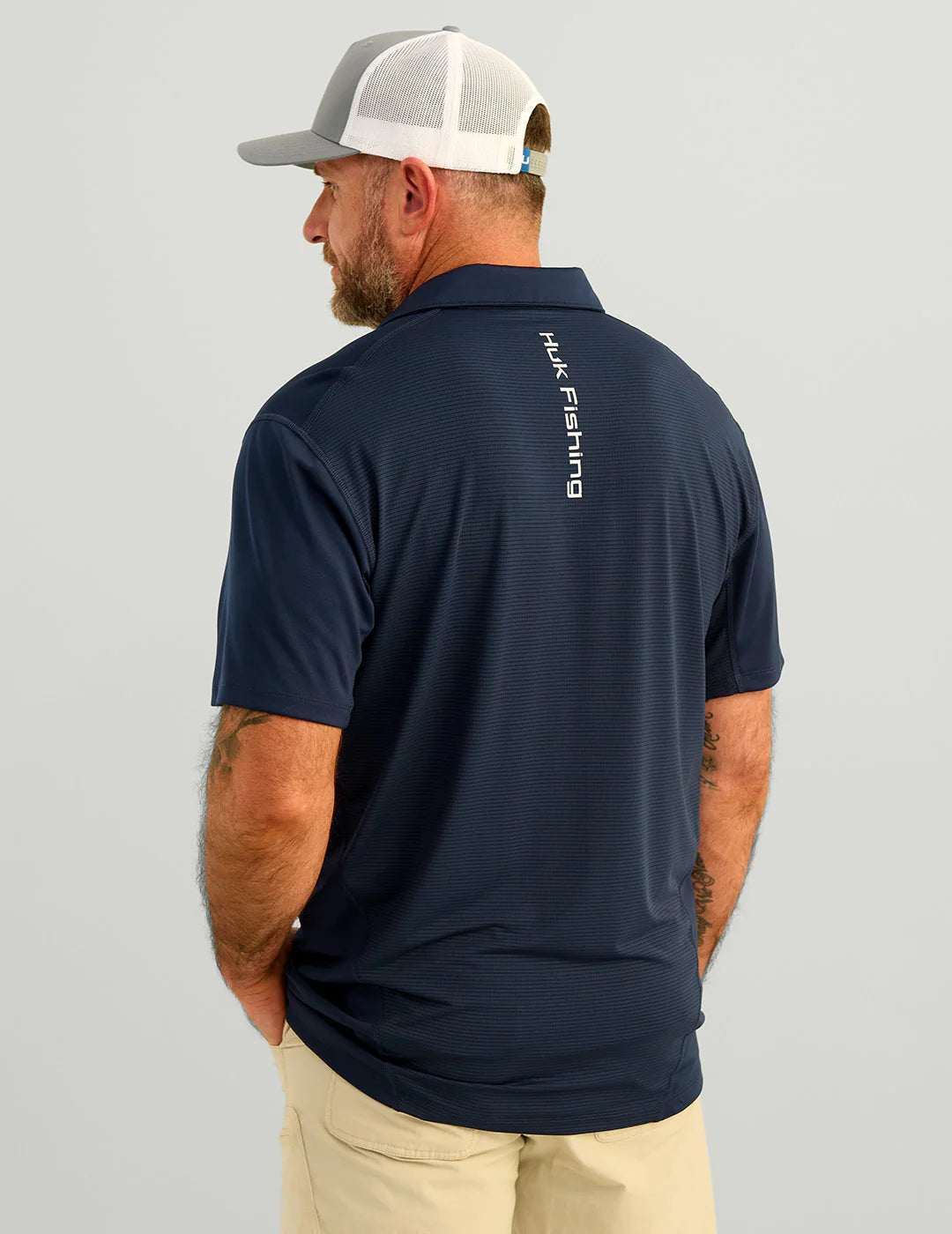 Huk Icon Performance Polo in Naval Academy