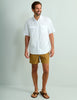Huk Tide Point Short Sleeve Shirt in White