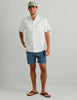 Huk Tide Point Printed Short Sleeve Shirt in Pale Algae
