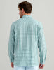 Huk Chatham Long Sleeve Textured Shirt in Caicos