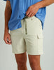 Huk Creekbed Cargo Short in Khaki