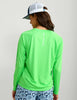Huk Womens Pursuit Performance Crew in Summer Green