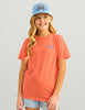 Kids KC Huk Fill Tee in Fresh Salmon