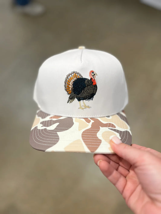 Turkey Outdoor Embroidered Camo Hat