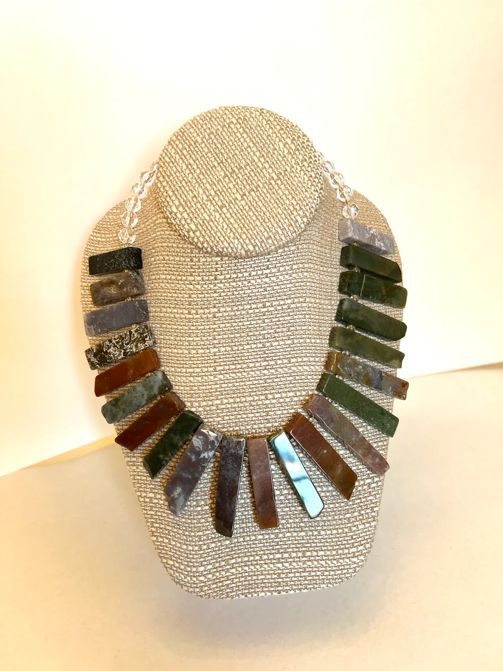 Merritt Millie Multicolor Long Slice Bead Necklace