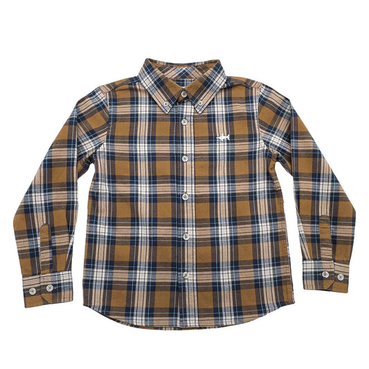 SBC Folly Island Boys Flannel Camel
