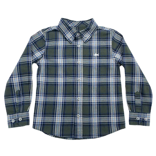 SBC Folly Island Boys Flannel Green