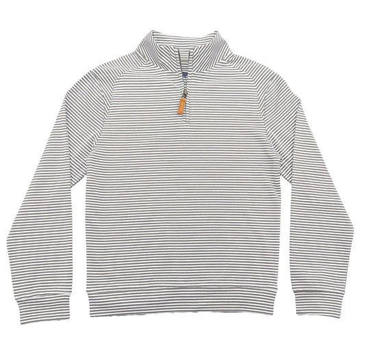 SBC Collins Boys Quarter Zip Khaki Stripe