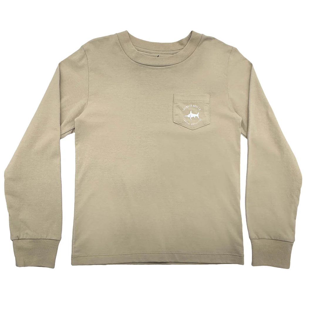 SBC Mallard Boys Graphic Tee LS Taupe