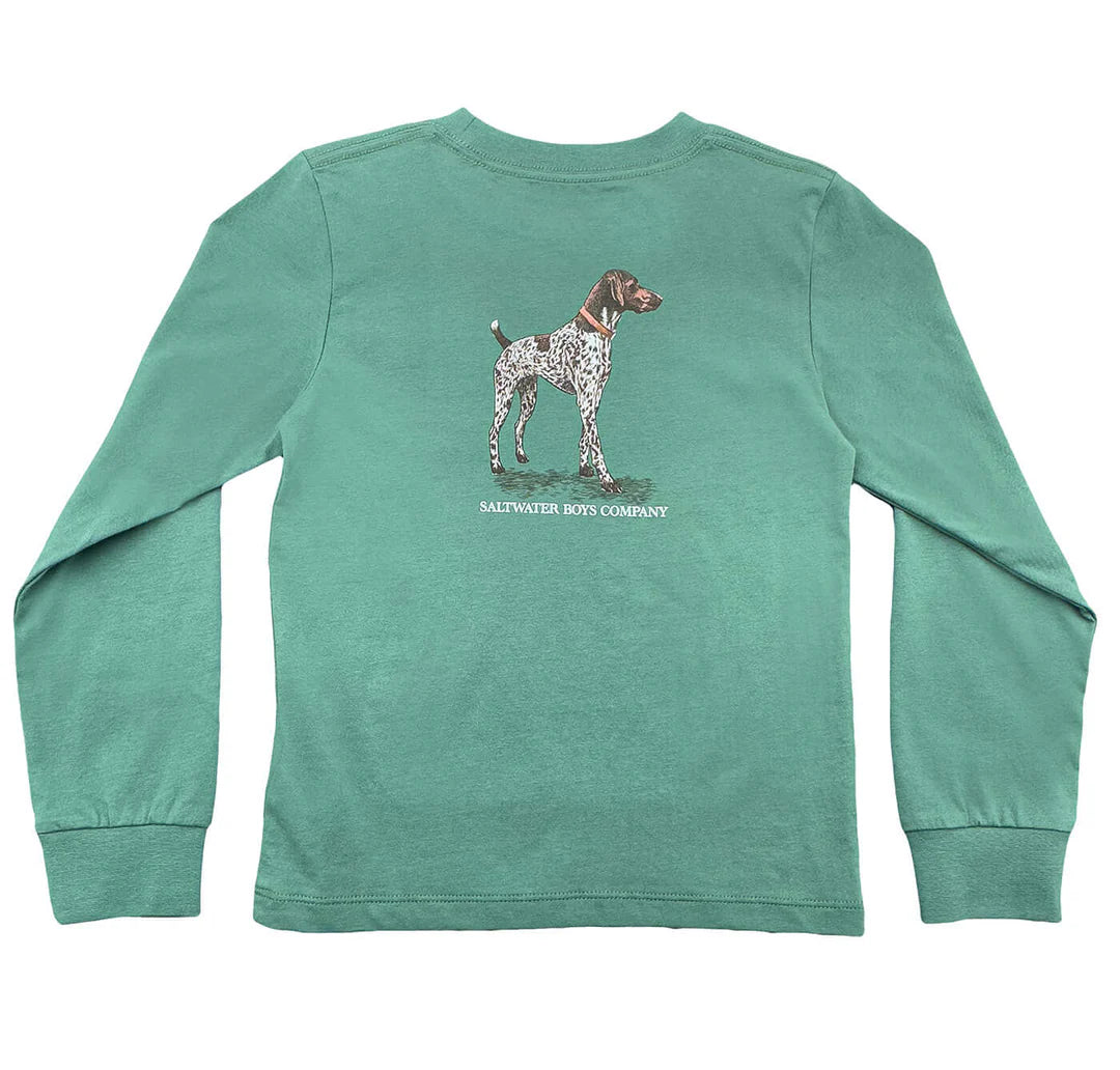 SBC Pointer Boys Graphic Tee LS Green