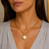 Betty Carré | Domenique Large Square Stone Necklace
