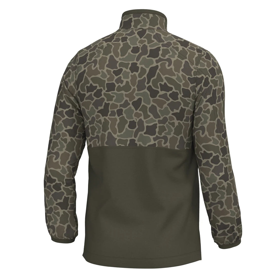 Local Boy | Fielder 2.0 1/4 Zip Pullover in Brush Camo