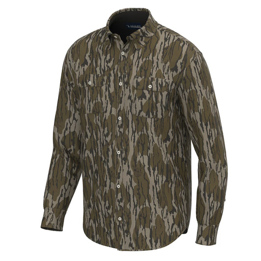 Local Boy | Camo Button Up in Original Bottomland